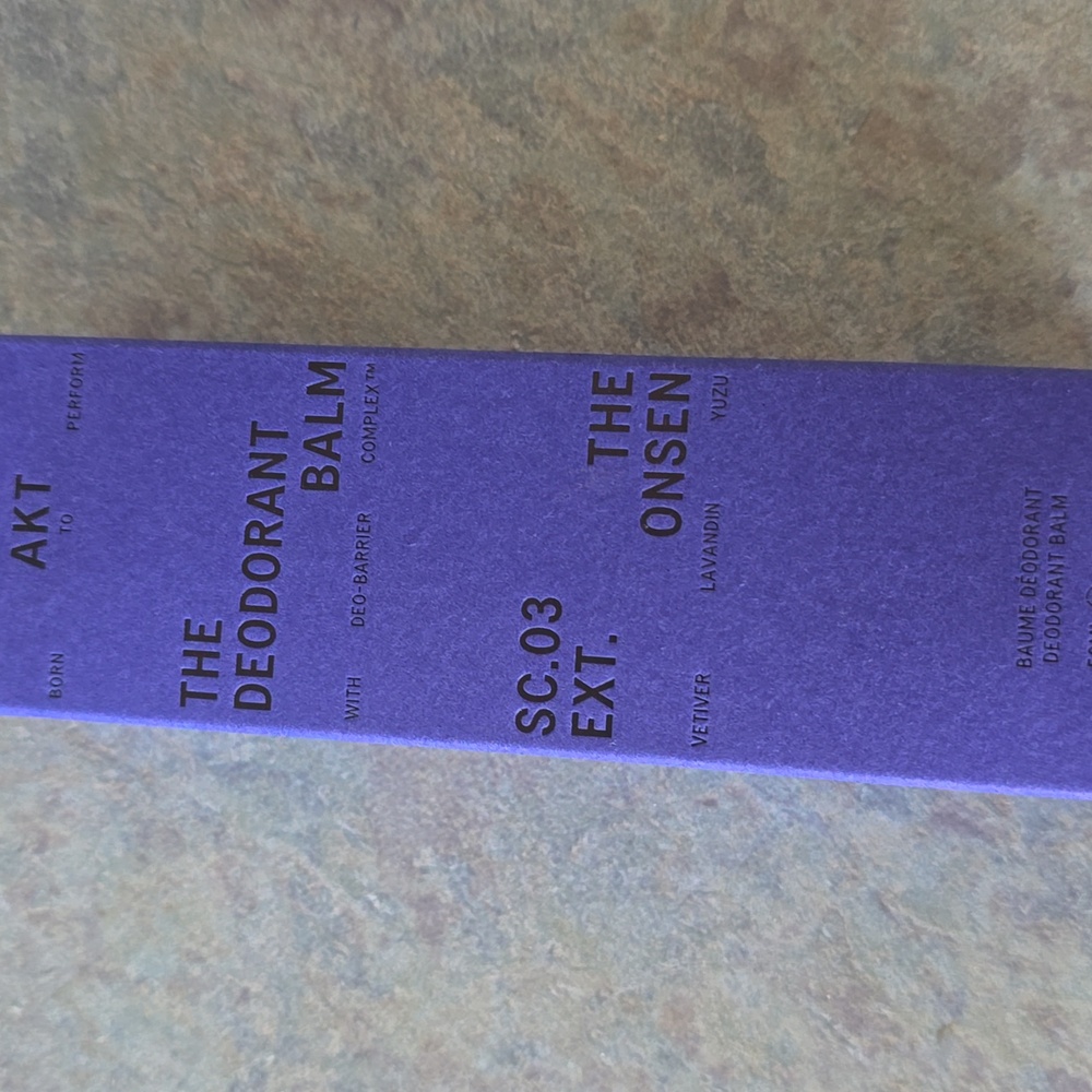 Akt 03 New Unopened Lavender Deodorant Balm